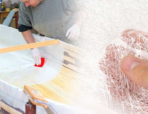 fiberglass chopped strand mat and resin